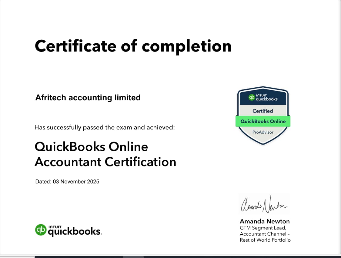 QuickBooks ProAdvisor Certification